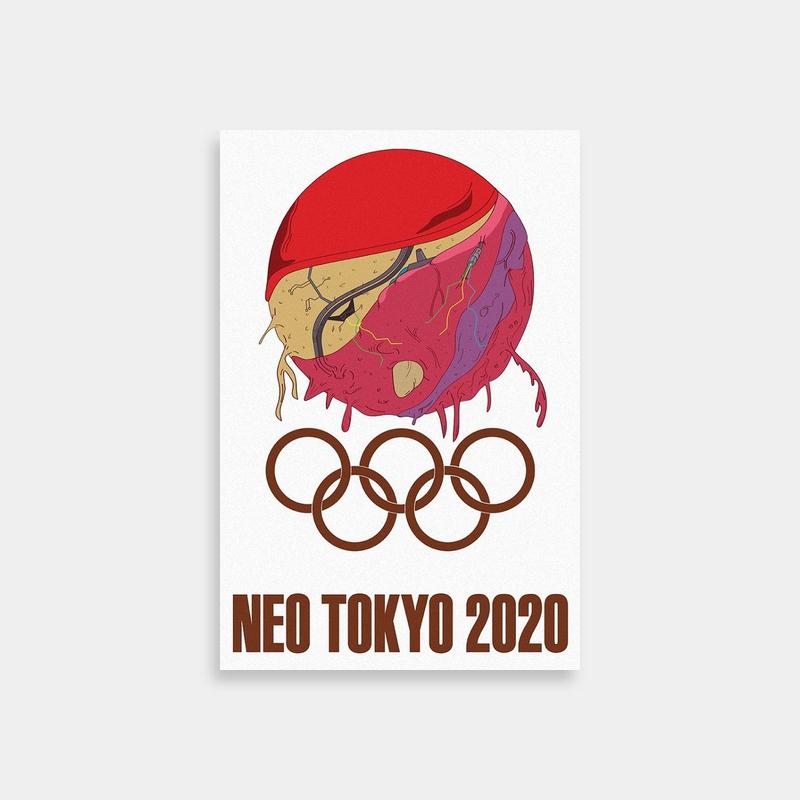 Tokyo Olympics Akira-Inspired Poster - Tetsuo Art