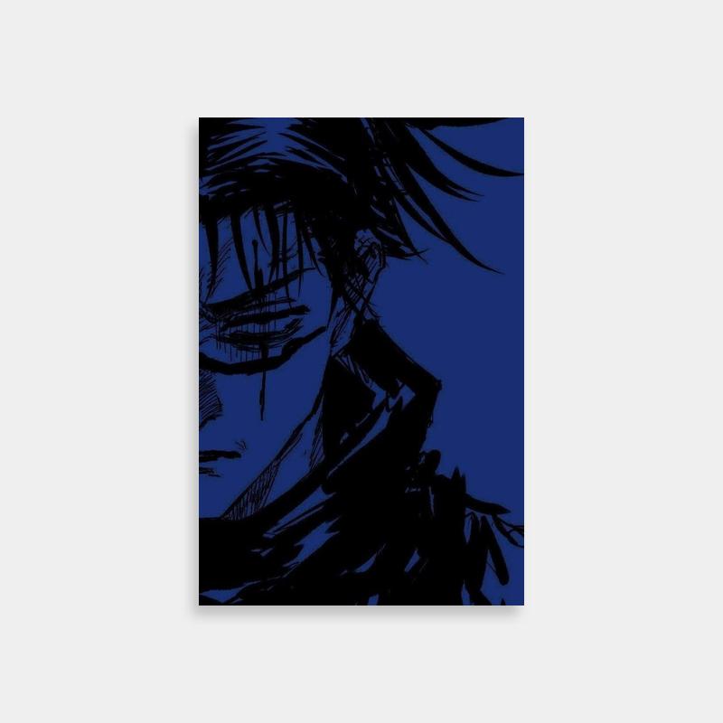 Choso Jujutsu Kaisen Anime Poster - Long Hair & Blue Eyes Art