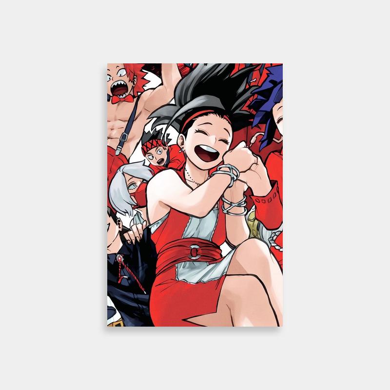 My Hero Academia Group Poster - Momo Yaoyorozu Featured