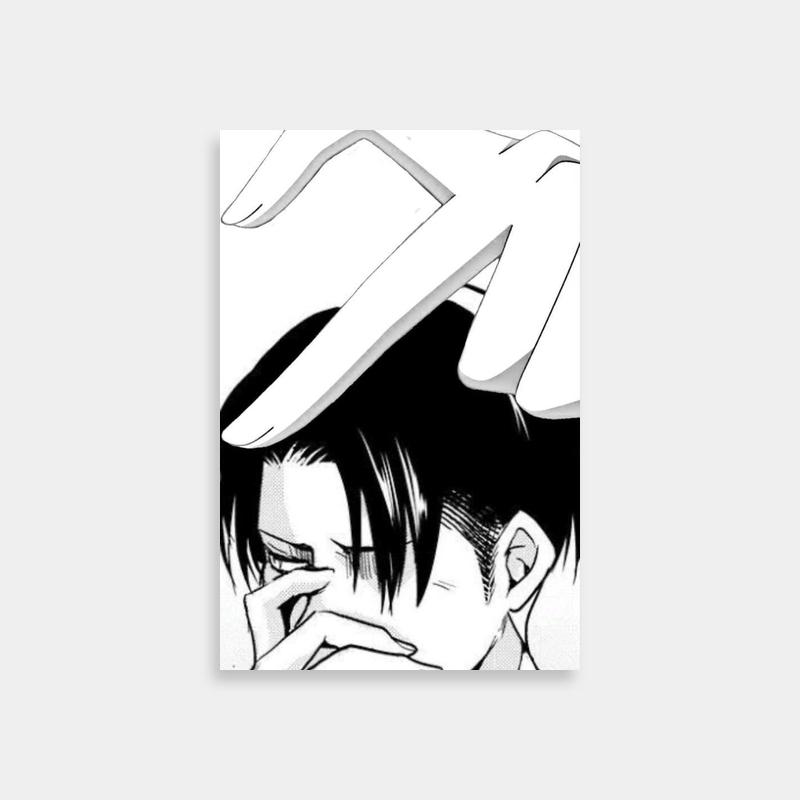 Levi Ackerman with Hat Attack on Titan Art Print