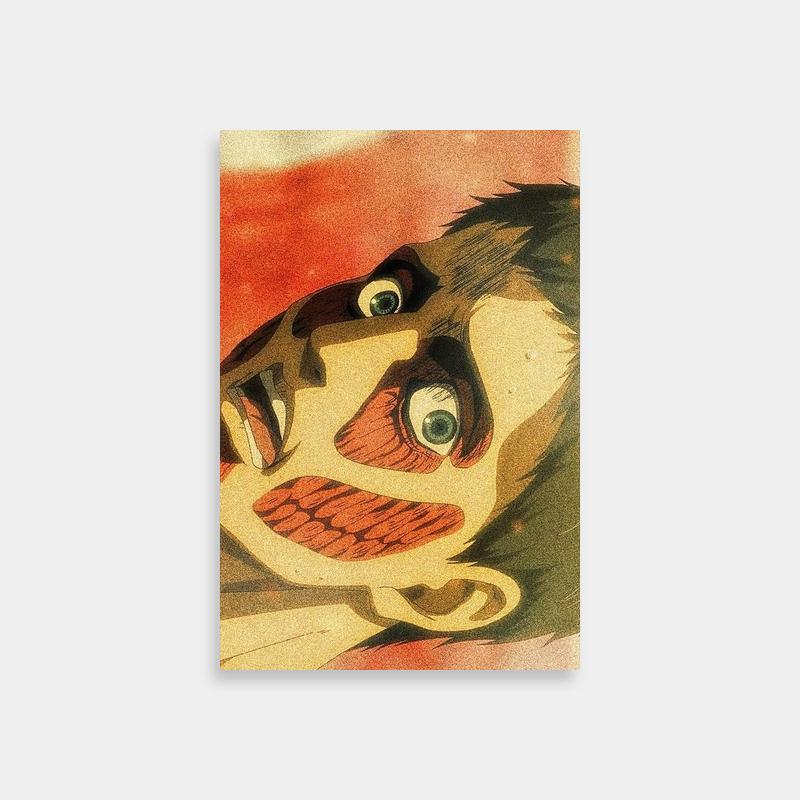 Bertholdt Hoover Attack on Titan Art - Intense Anime Face