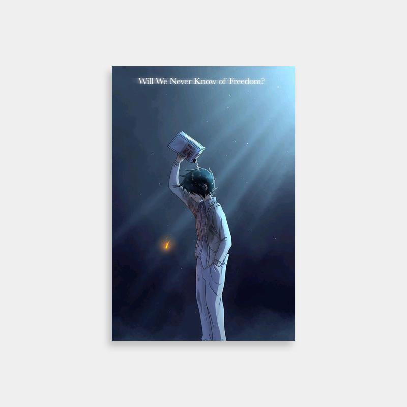 Ray Poster - The Promised Neverland Dark Scene Art Poster