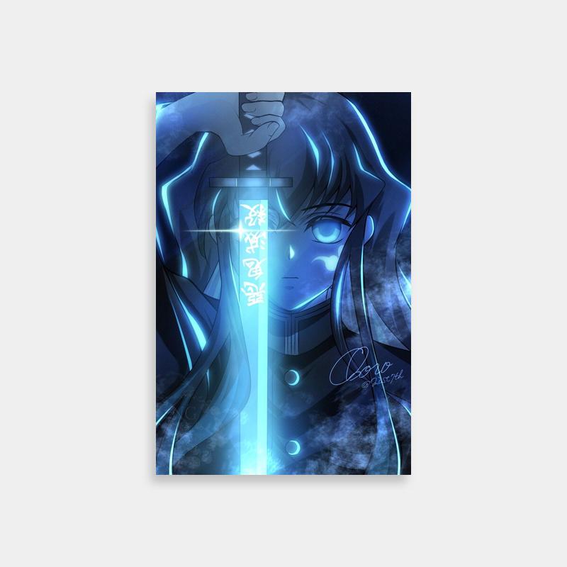 Muichiro Tokito Demon Slayer Poster - Anime Wall Art