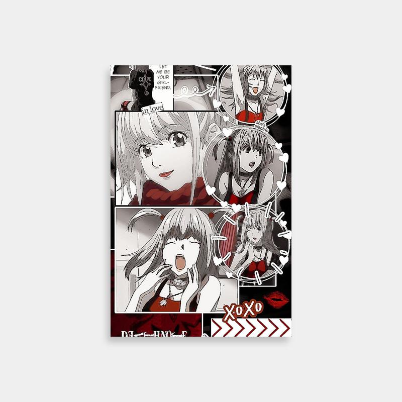 Misa Amane Death Note Poster - Stylish Aesthetic Art