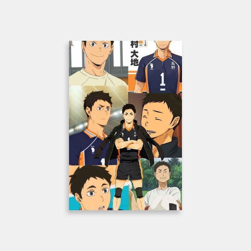 Daichi Sawamura Haikyuu Poster - Anime Characters Group Pose