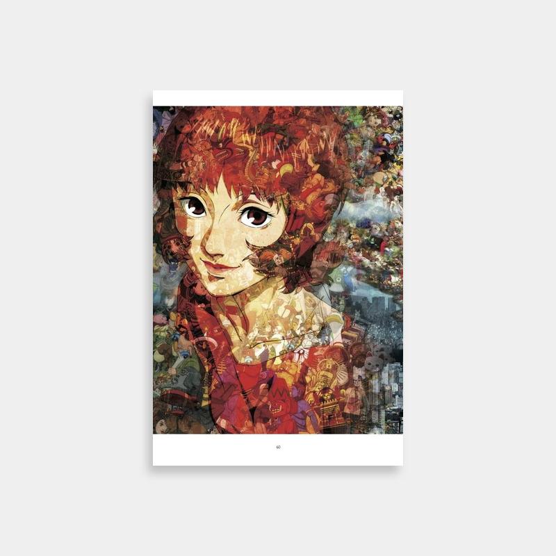 Minimalist Paprika Art - Red-Haired Woman Portrait