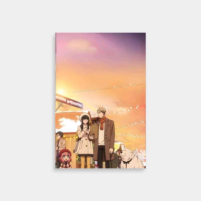 Spy x Family Bond Forger Characters with Dogs Poster