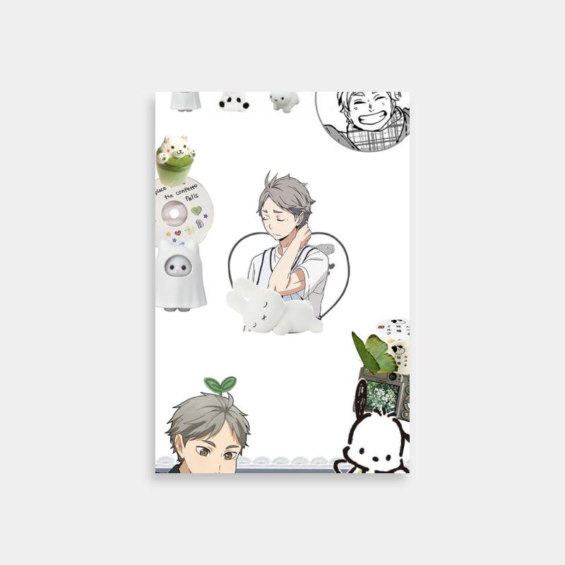 Sugawara Koushi Haikyuu Poster - Anime Character with Detailed Background