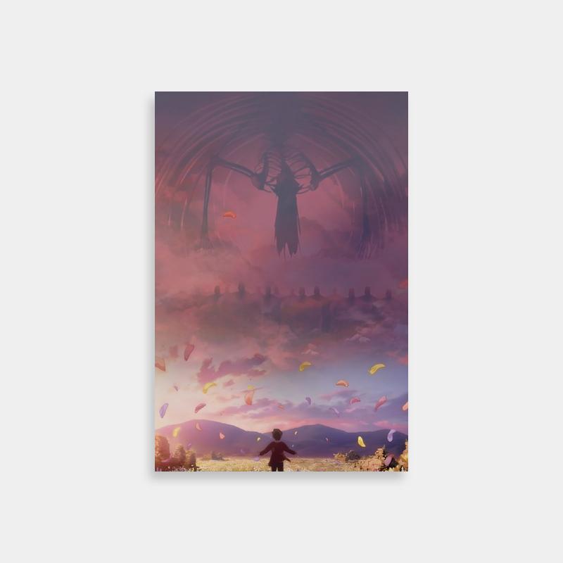 Eren Yeager Attack on Titan Kite Field Wall Art - Scenic Landscape