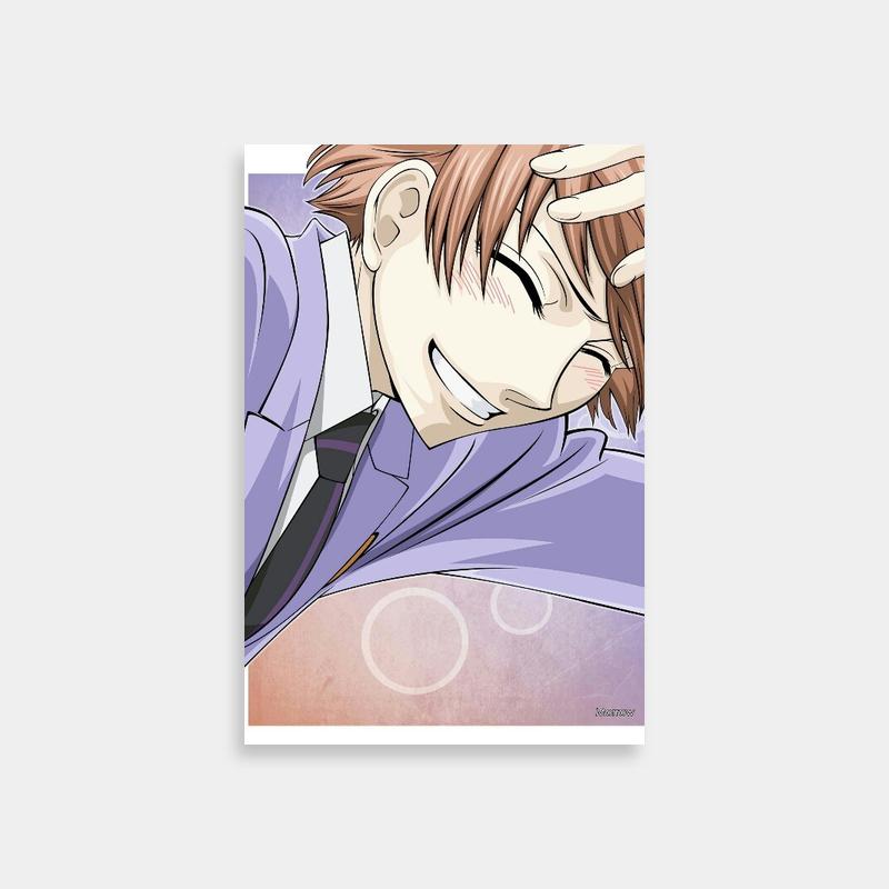 Hikaru Hitachiin Ouran Host Club Red Hair Character Poster