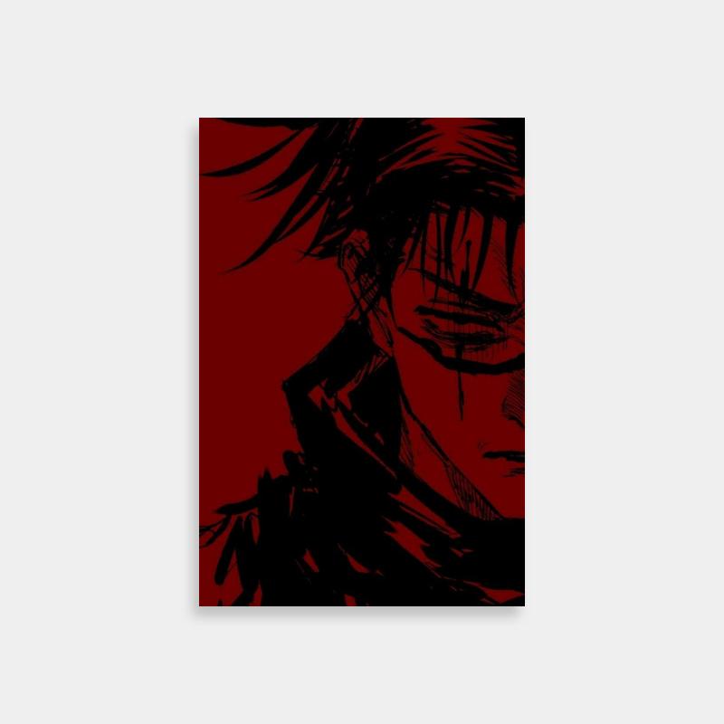 Choso Jujutsu Kaisen Poster - Long Hair & Glasses Anime Art