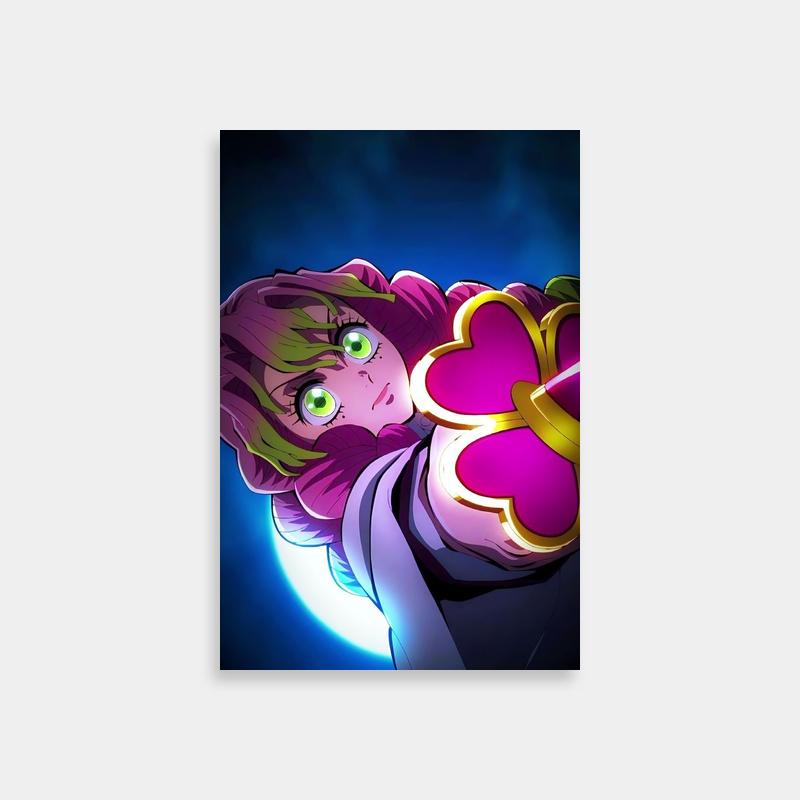 Mitsuri Kanroji Heart Art Print
