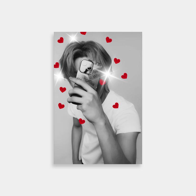 Markl Howl's Moving Castle Selfie Poster - Hearts Flying Around