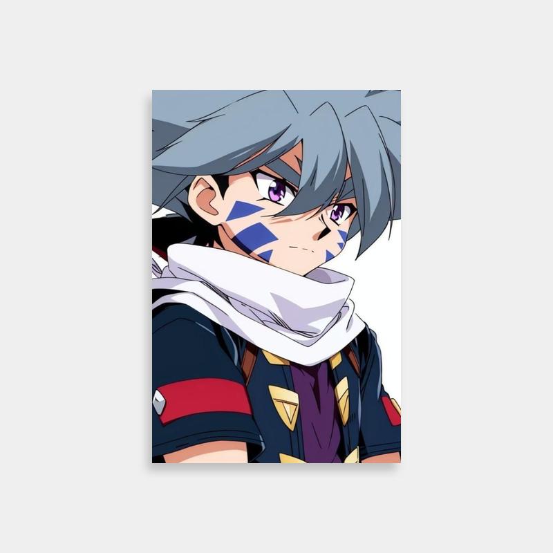 Kai Hiwatari Scarf Beyblade Poster