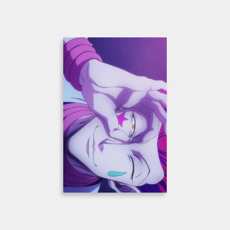 Hisoka Hunter x Hunter Purple Hair Anime Poster