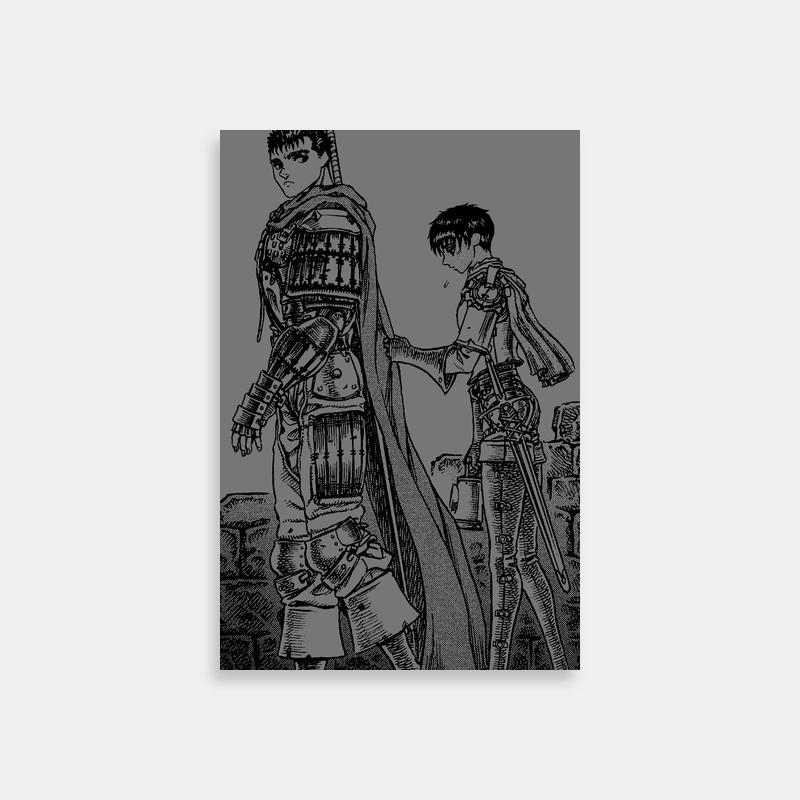 Berserk Casca Poster - Medieval Handshake Artwork