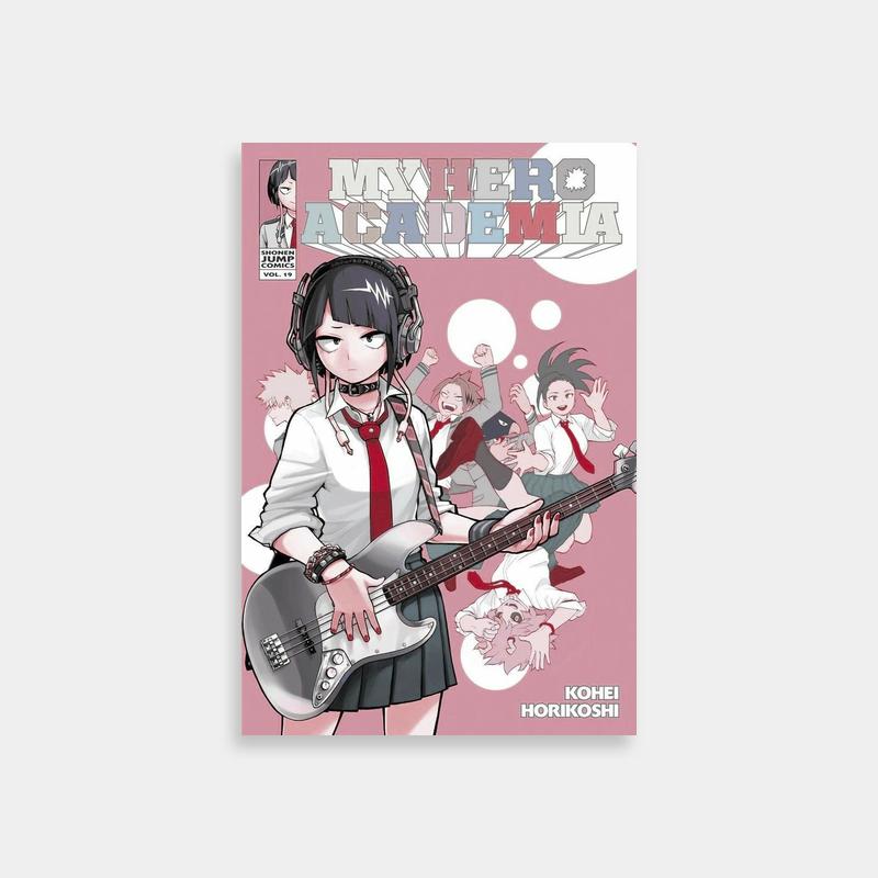 Kyoka Jiro Heads My Hero Academia Poster - Guitarist Anime Art
