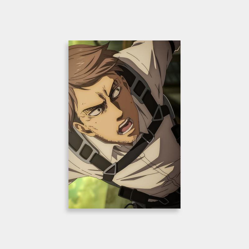 Blonde Anime Character Jean Kirstein Poster - Attack on Titan