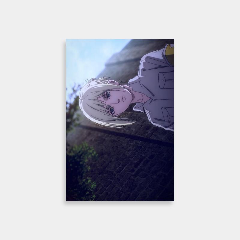 Annie Leonhart Attack on Titan Poster - Anime Character & Brick Wall Art