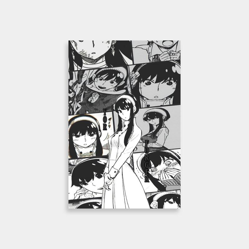 Yor Forger Spy x Family Black & White Anime Artwork