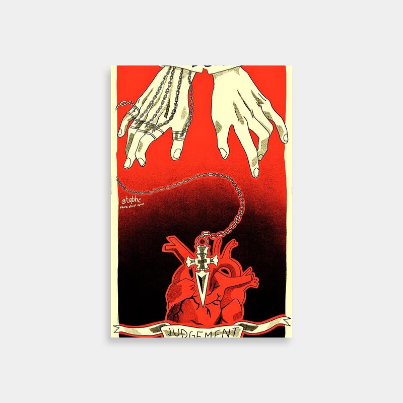 Kurapika Judgement Chain Poster - Hunter x Hunter Art
