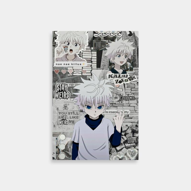 Killua Zoldyck Hunter x Hunter Poster - Brick Wall Art
