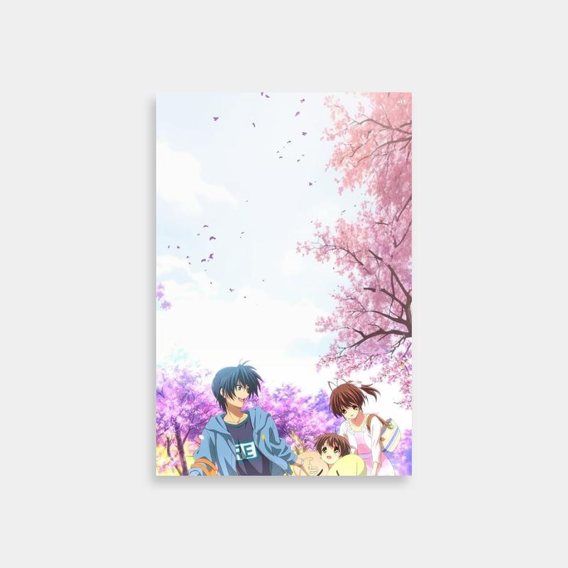 Clannad Group Scene Poster - Tomoya Okazaki Anime Art