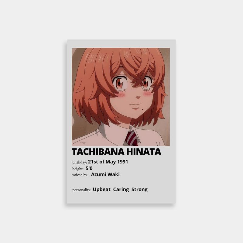 Hinata Tachibana Tokyo Revengers Poster - Upcoming Anime Art