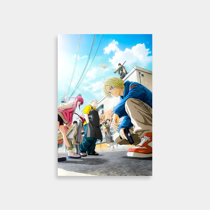 Sakamoto Days Anime Street Scene Poster - X Poster