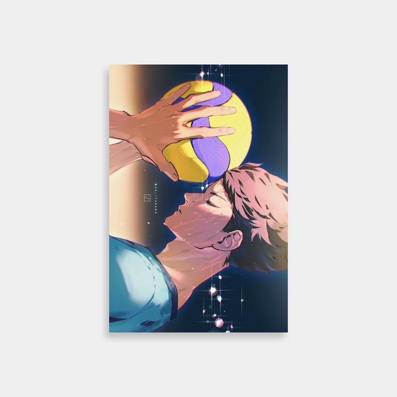 Oikawa Tooru Haikyuu Volleyball Poster - Ball Closeup