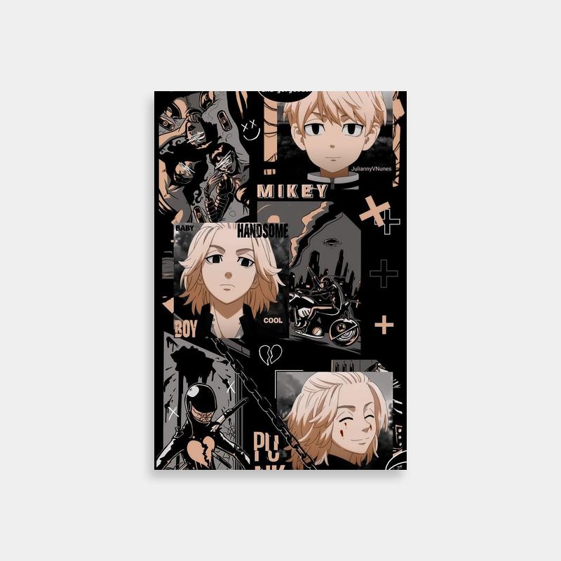 Tokyo Revengers Mikey Poster - Expressive Anime Characters Art