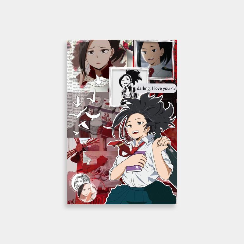 Expressive Momo Yaoyorozu My Hero Academia Art Print