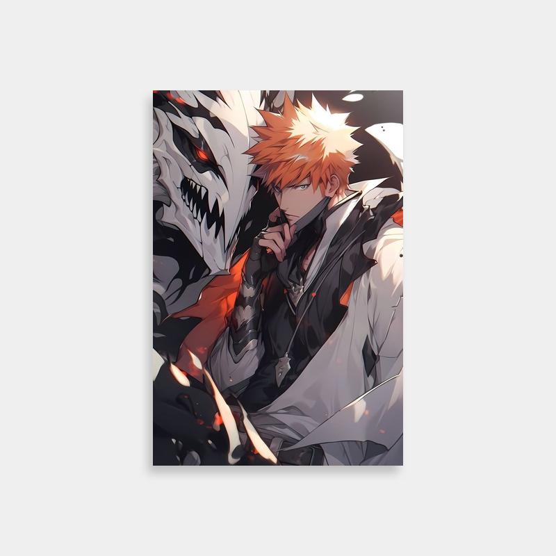 Ichigo Kurosaki Bleach Poster - Intense Close-Up
