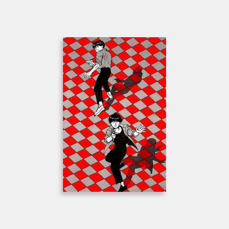 Tetsuo Akira Dance Art - Checkered Floor Shadow Scene