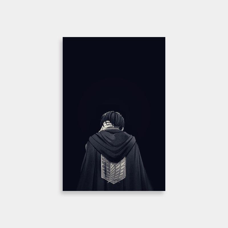 Kenny Ackerman Attack on Titan Cape Art Print - Dark & Mysterious