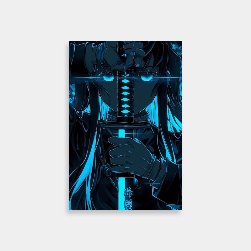 Muichiro Tokito Demon Slayer Poster - Anime Fan Art Print