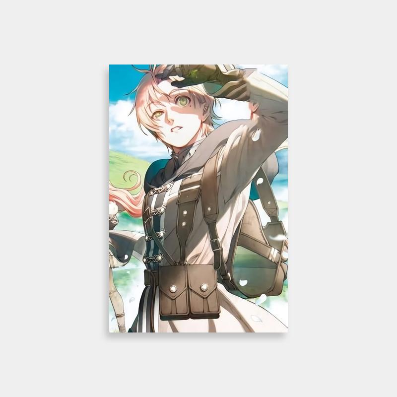 Rudeus Greyrat Mushoku Tensei Anime Portrait Poster
