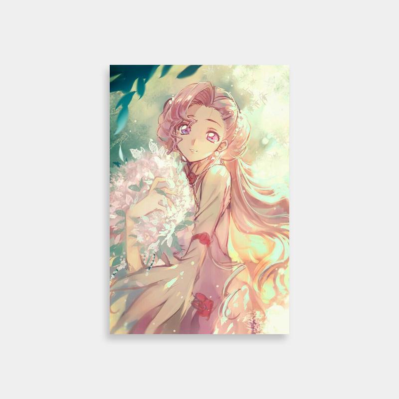 Euphemia li Britannia Code Geass Poster - Floral Art Print