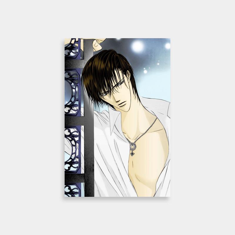 Ren Tsuruga Skip Beat Anime Poster - Shirt Pulled Back Art