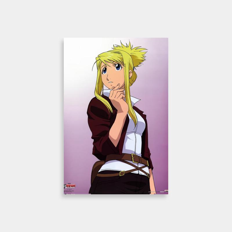 Winry Rockbell Fullmetal Alchemist Poster - Blonde Hair & Blue Eyes