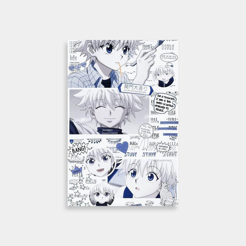Hunter x Hunter Anime Characters Poster - Killua Zoldyck Art