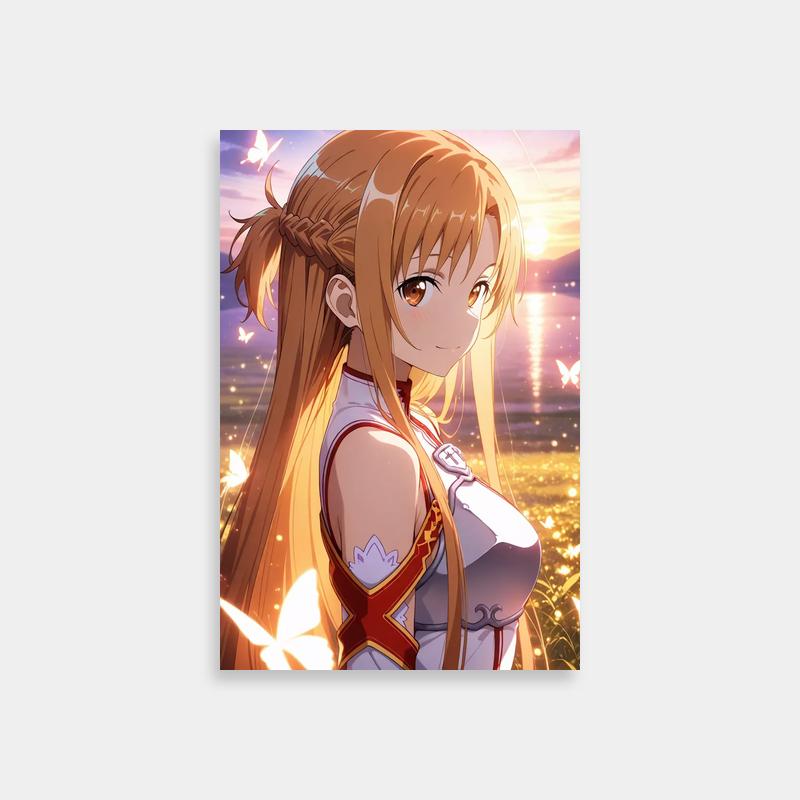 Asuna Sword Art Online AI Art Poster - High Quality Anime Wall Decor