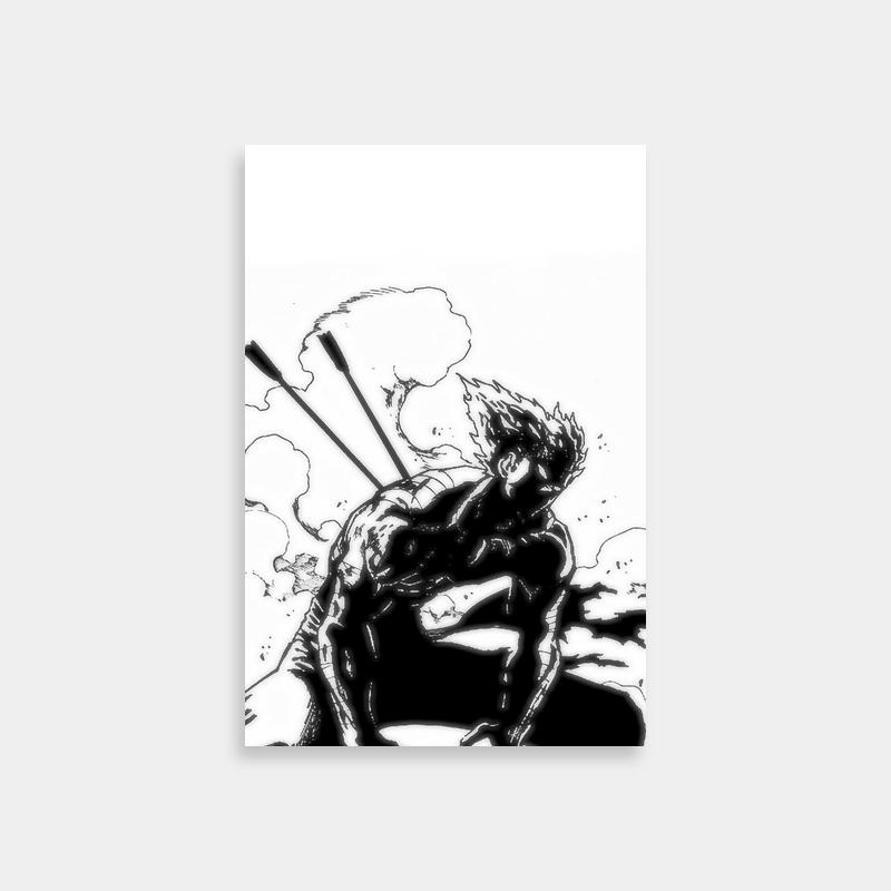 Garou One Punch Man Action Art Print - Baseball Bats