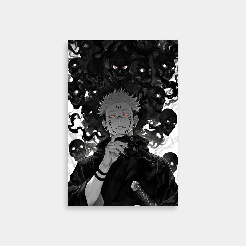 Sukuna Jujutsu Kaisen Poster - King of Curses Wall Art