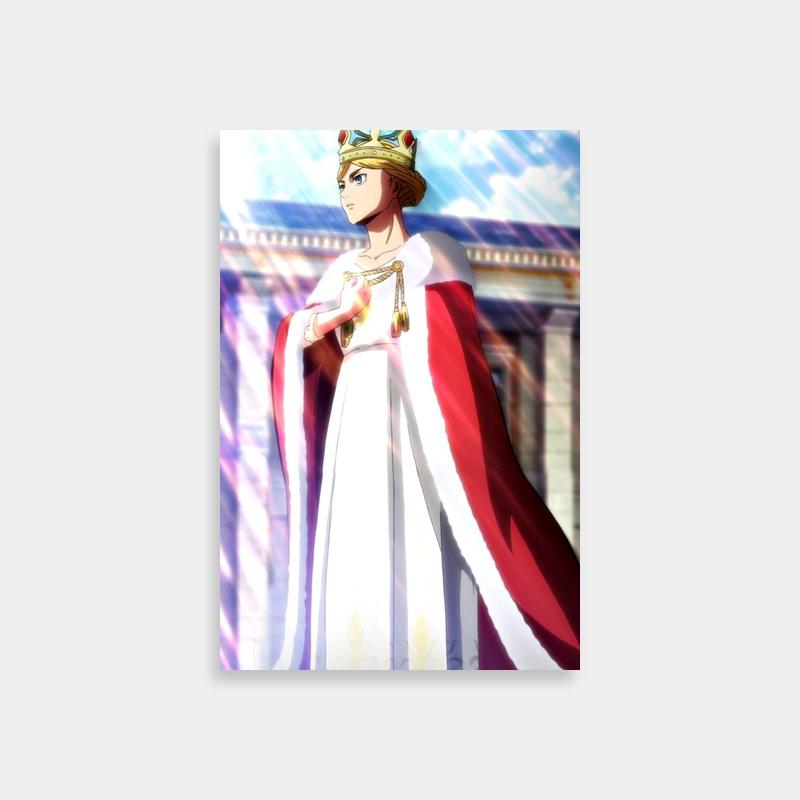 Historia Reiss Attack on Titan Poster - Crowned Character in Dress