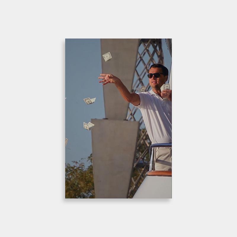 Fuu Samurai Champloo Wall Art - Man Throwing Money on Boat Scene