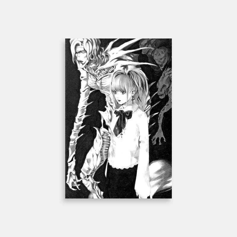 Misa Amane Death Note Anime Poster - Dark Fantasy Art