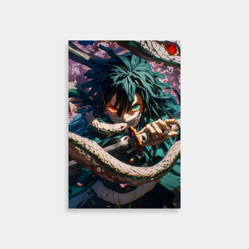 Obanai Iguro Demon Slayer Fan Art Poster