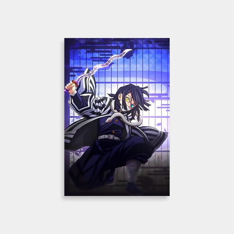 Obanai Iguro Serpent Hashira Poster - Demon Slayer Art