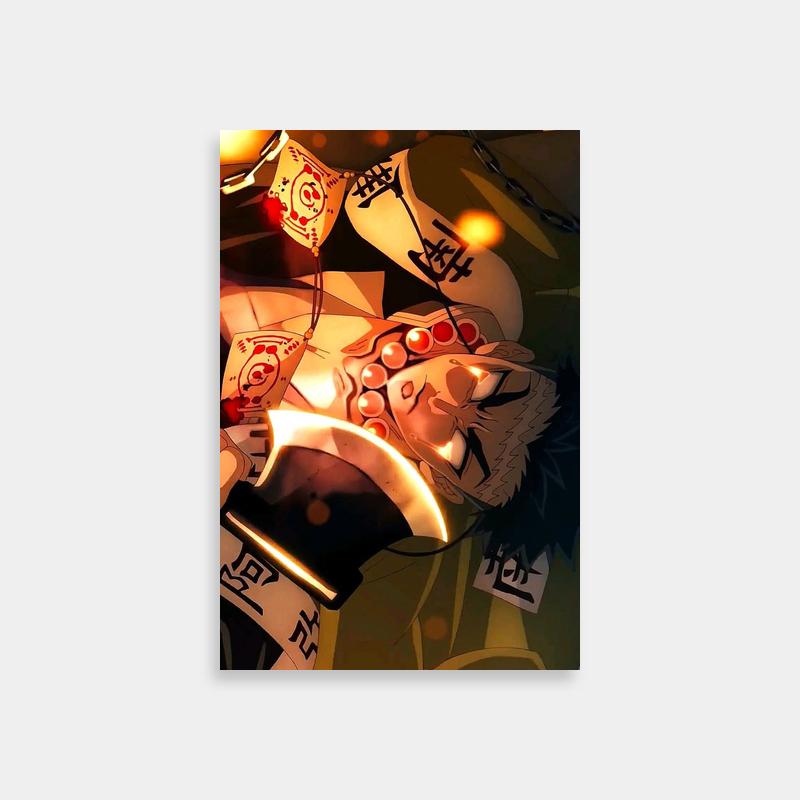 Gyomei Himejima Demon Slayer Wall Art - Serene Character Print